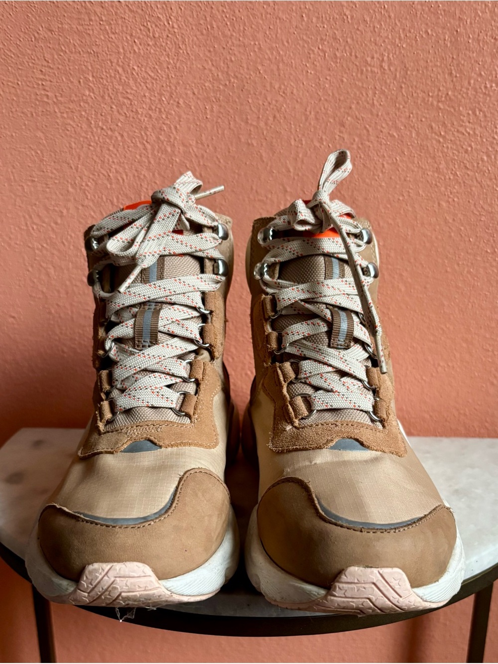 Sorel Women's Kinetic Tawny Buff Tan Orange Conquest Boot Waterproof Size 8.5 - Picture 2 of 9